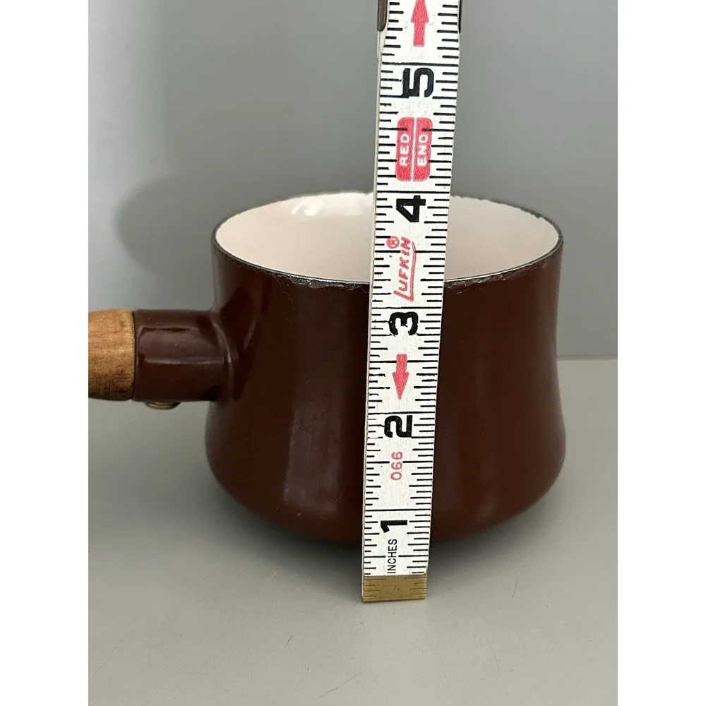 VINTAGE Dansk Kobenstyle Brown Butter Sauce Pot Wood Handle Small Pan France